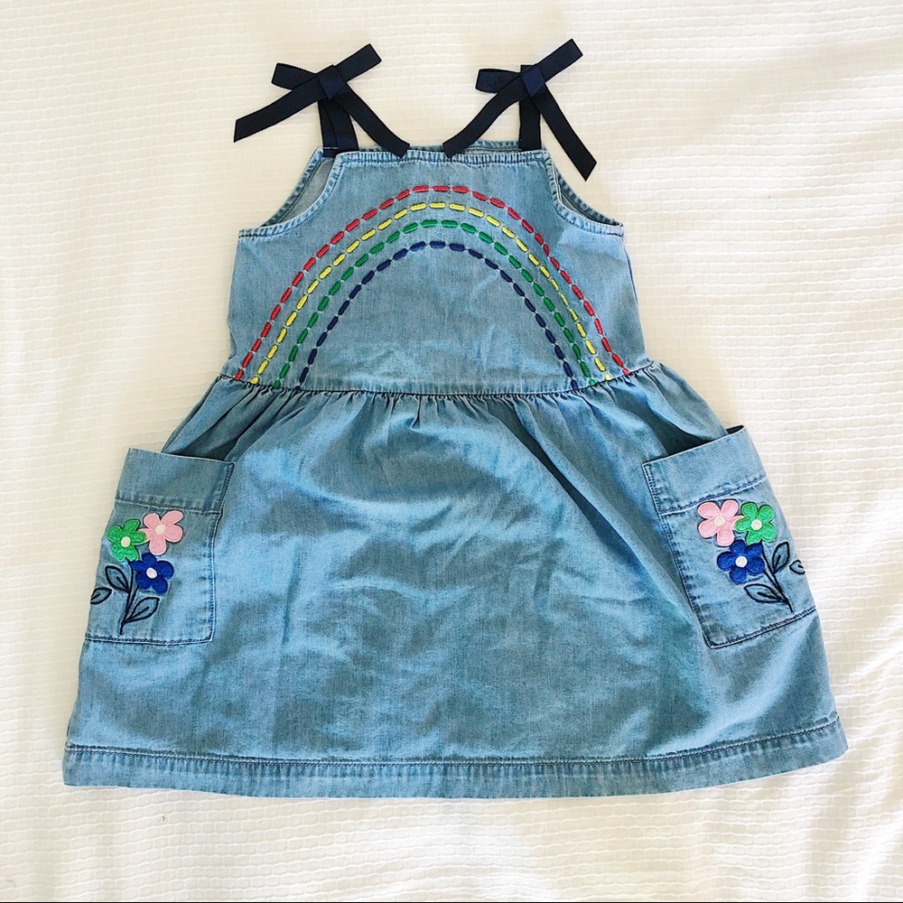 Hanna Andersson Rainbow Dress with pockets